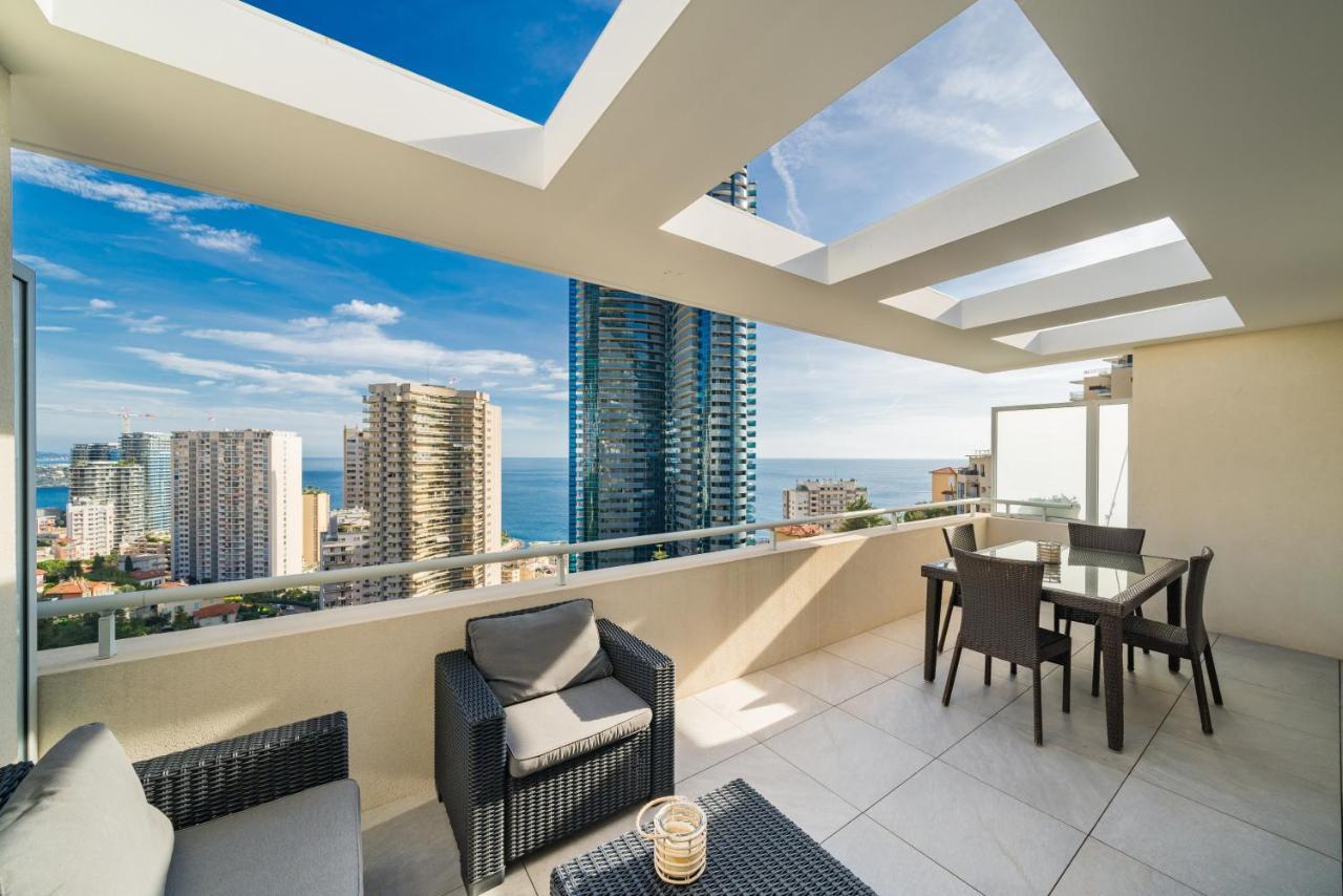 5Mn Monaco - Terrasse Vue Mer - Parking - Be Beausoleil Exteriör bild