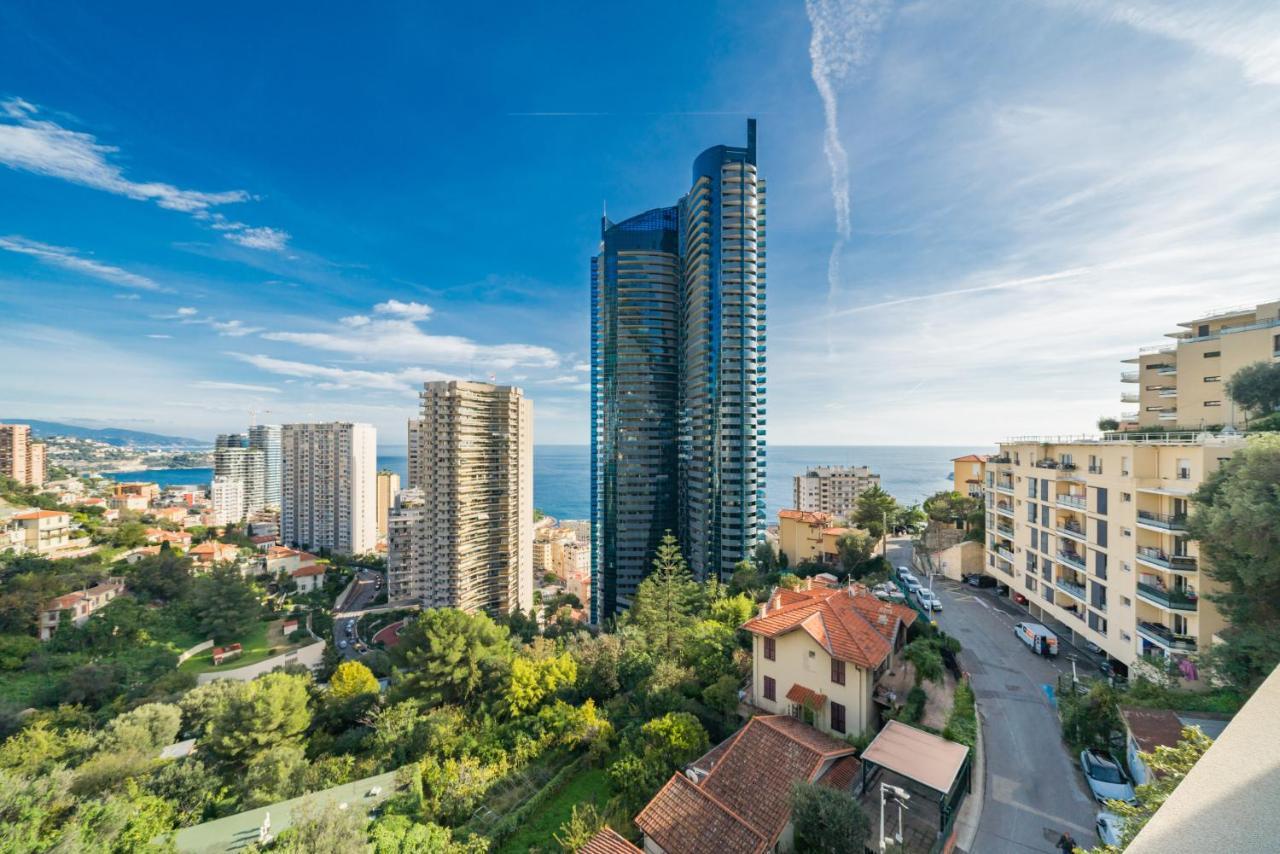 5Mn Monaco - Terrasse Vue Mer - Parking - Be Beausoleil Exteriör bild
