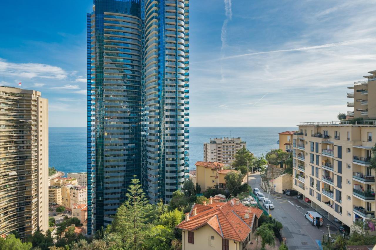 5Mn Monaco - Terrasse Vue Mer - Parking - Be Beausoleil Exteriör bild