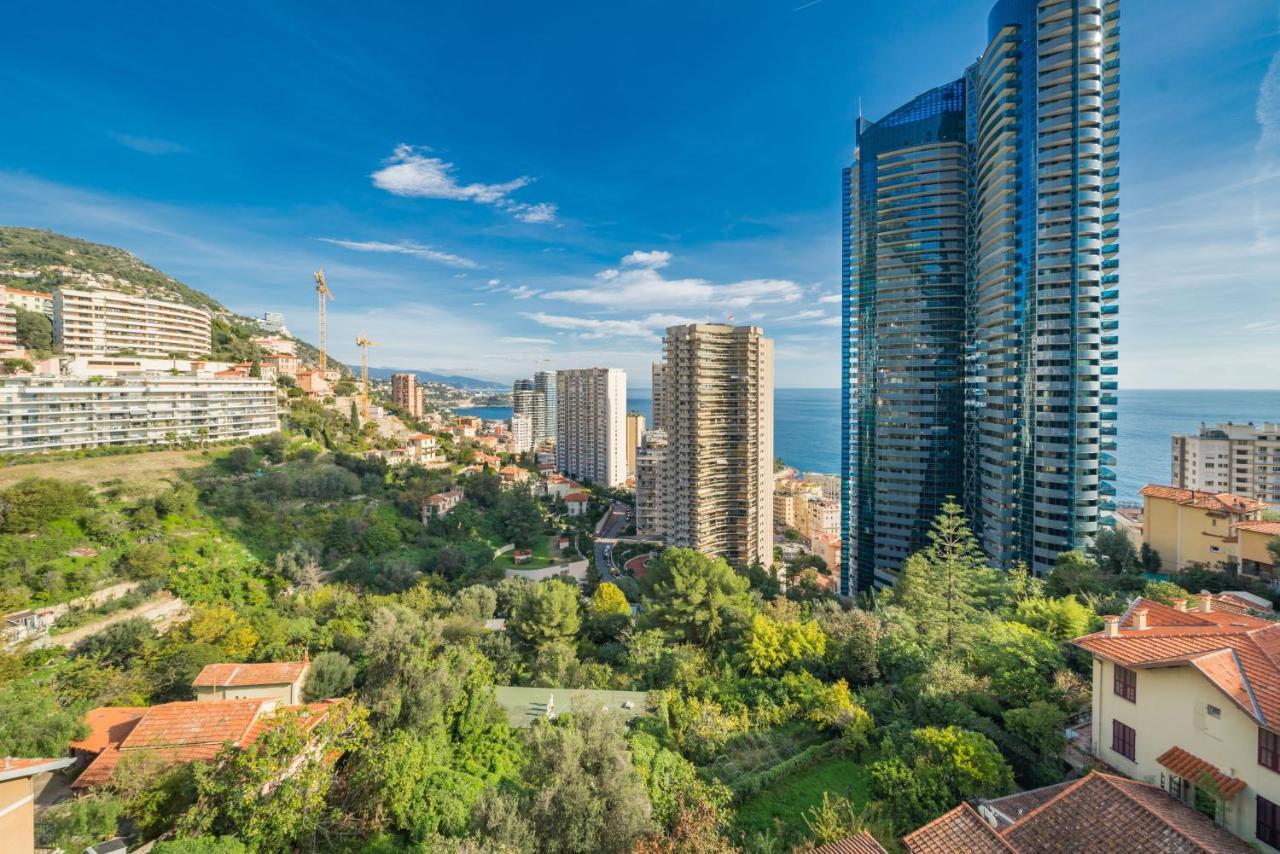 5Mn Monaco - Terrasse Vue Mer - Parking - Be Beausoleil Exteriör bild
